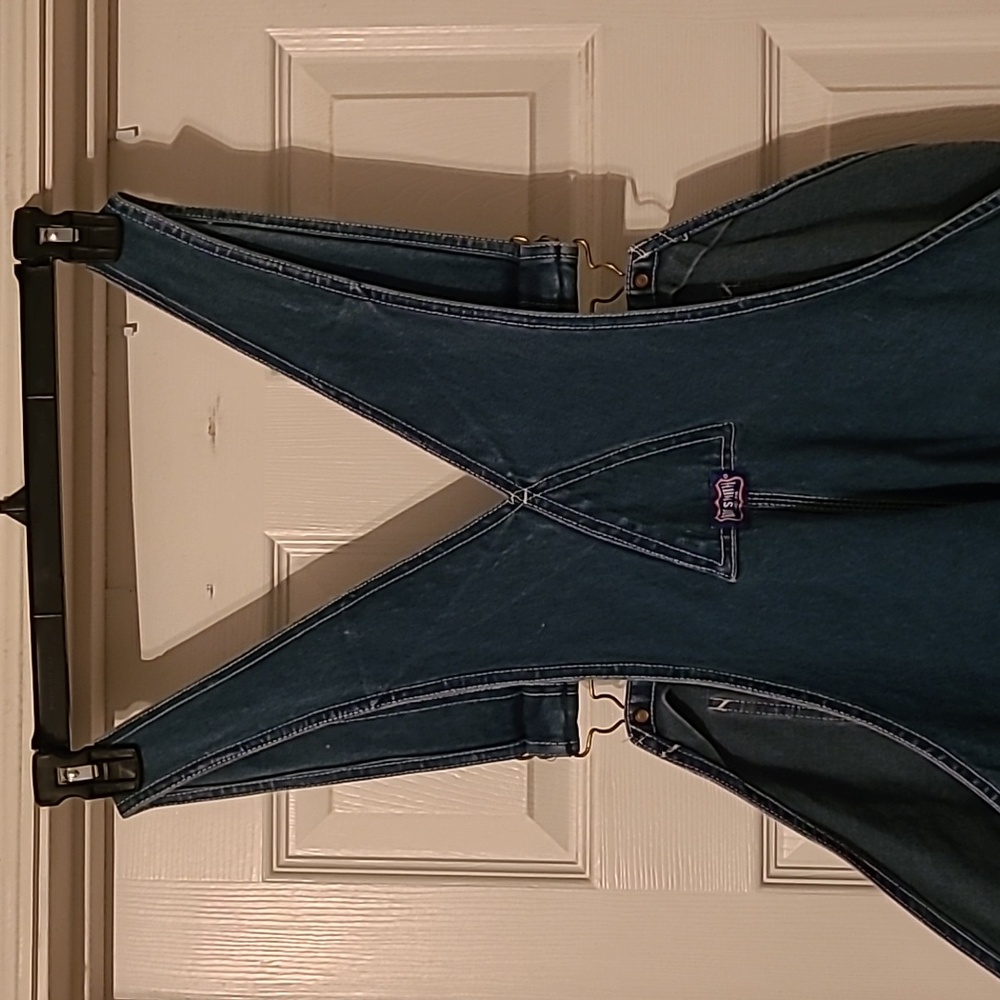 Big Smith Blue Denim Overalls 56x32 - Picture 8 of 12